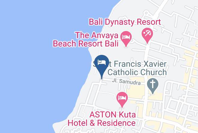 Badung Regency - Palm Beach Hotel Bali Maps