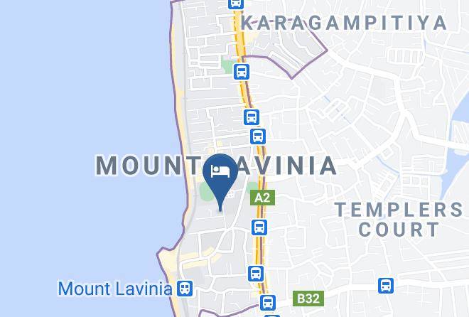 Colombo - Palm Beach Hotel Sri Lanka Maps
