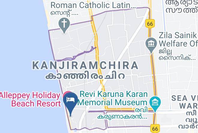 Ambalapulai - Palm Beach Resort Maps