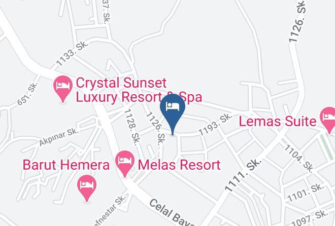 Manavgat - Palm D'or Hotel Maps