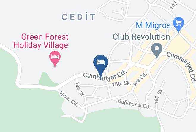 Fethiye - Flora Palm Resort Maps