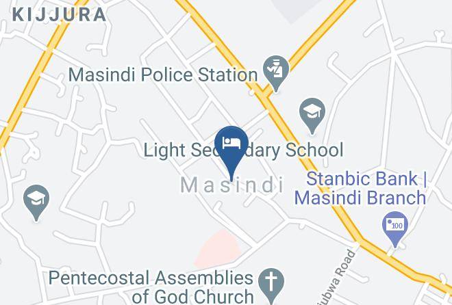 Masindi - Palm Gardens Hotel Maps