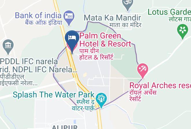 New Delhi - Palm Green Hotel & Resort Maps