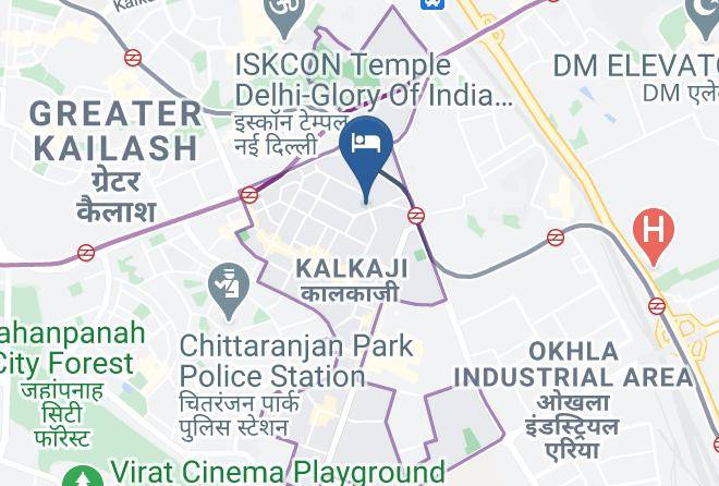 Kalkaji - Palm Greens Maps