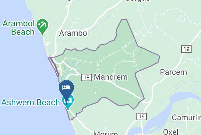 Pernem - Palm Grove Beach Resort Maps