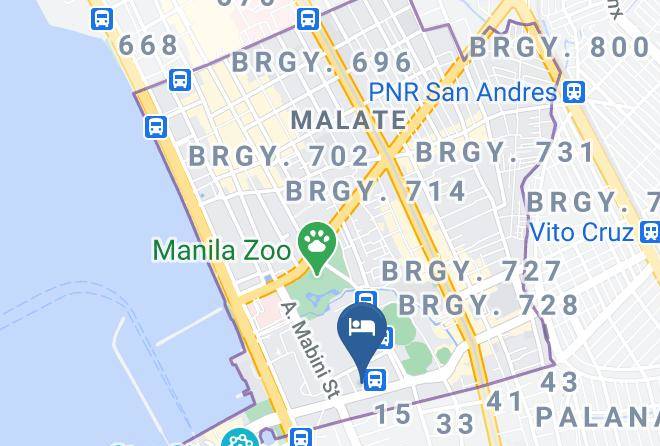 Metro Manila - Palm Grove Century Park Hotel Maps