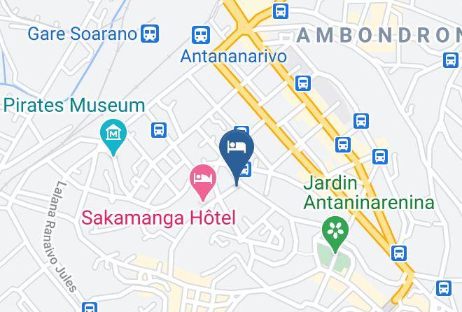Antananarivo Renivohitra - Palm Hotel Antananarivo Maps
