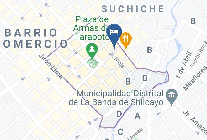 Tarapoto - Palm Hotel Maps