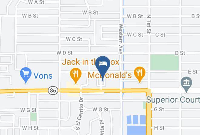 Imperial - Palm Lane Rv Park Brawley Maps