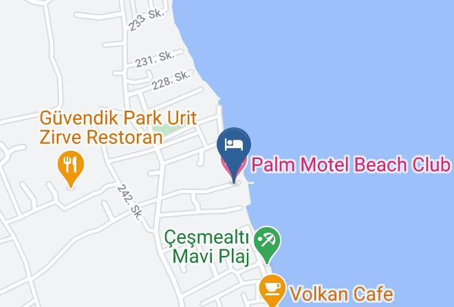 Guvendik - Palm Motel Beach Club Maps