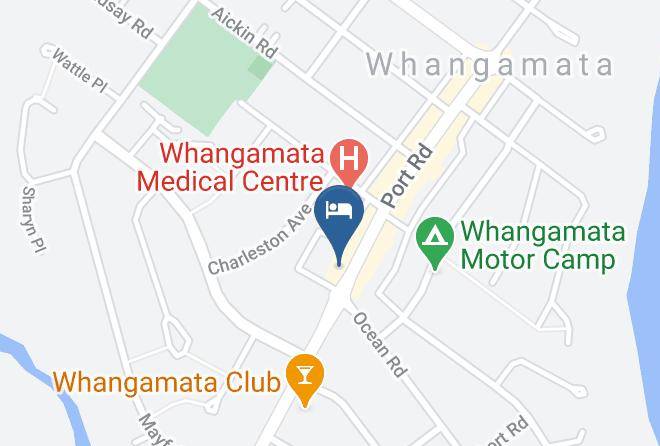 Thames Coromandel - Palm Pacific Motel & Resort Maps