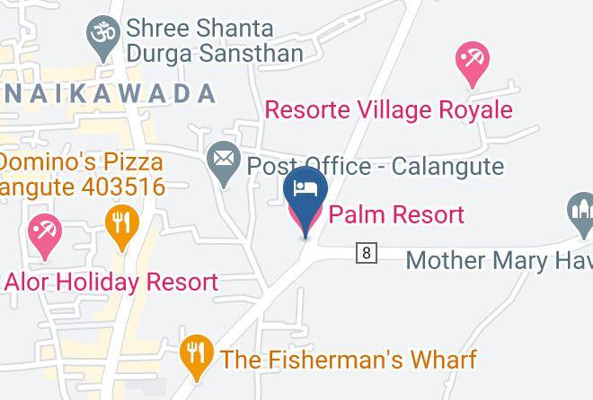 Bardez - Palm Resort Maps
