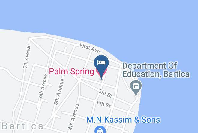 Bartica - Palm Spring Hotel Maps