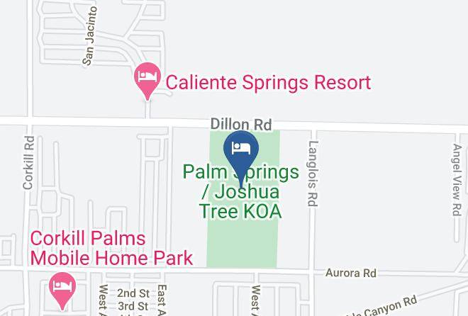 Riverside - Palm Springs Joshua Tree Koa Maps