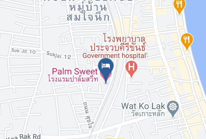 Amphoe Mueang Prachuap Khiri Khan - Palm Sweet Hotel Maps