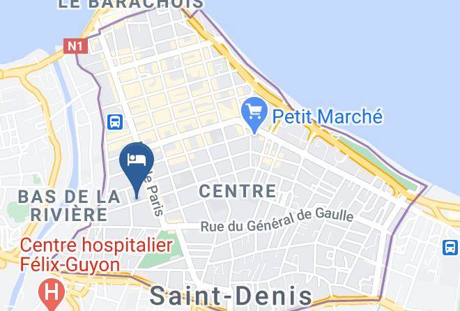 Saint Denis - Palm Tree Location Saisonniere Maps