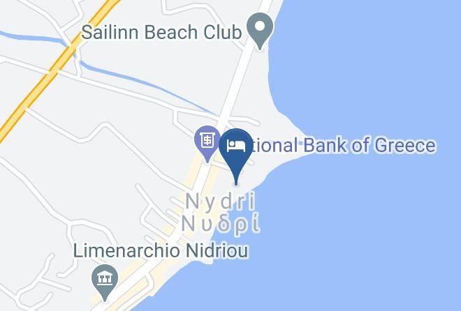 Levkas - Palm Trees Hotel Maps
