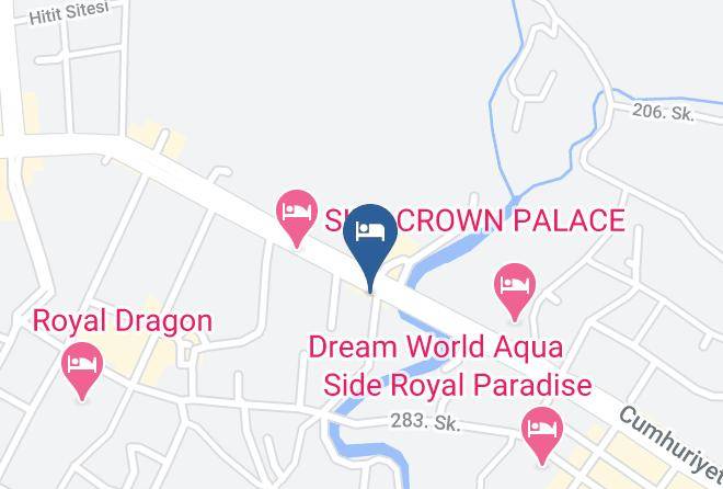 Manavgat - Palm World Resort Maps