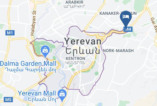 Yerevan - Palma Palace Hotel Maps