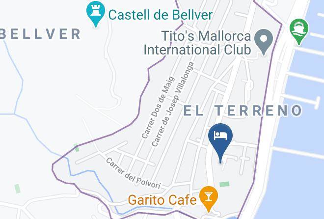 Baleares - Palma Port Hostel Albergue Juvenil Maps