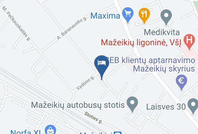 Mazeikiai District Municipality - Palma Viesbutis Levanita Maps