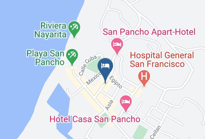 Bahia De Banderas - Palmar Hotel Tropical Maps