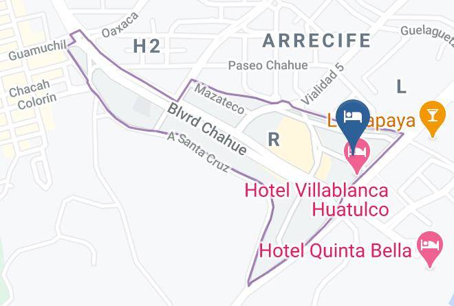 Santa Maria Huatulco - Palmas De Chahue Maps