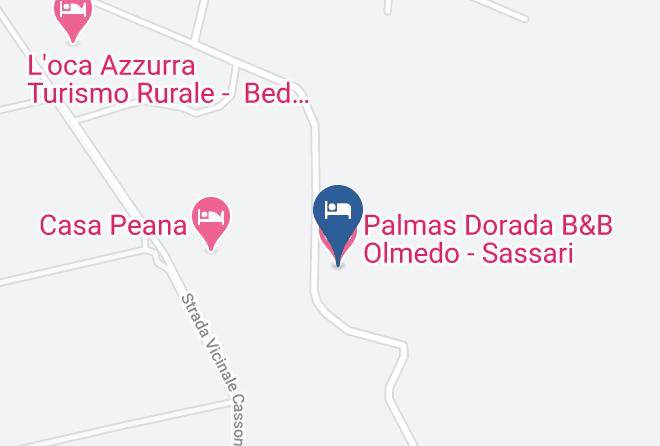 Sassari - Palmas Dorada B&b Olmedo Sassari Maps