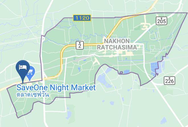 Amphoe Mueang Nakhon Ratchasima - Palmchwa Resort Maps