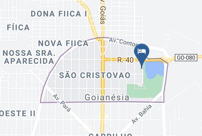 Goianesia - Palmeiras Hotel Maps