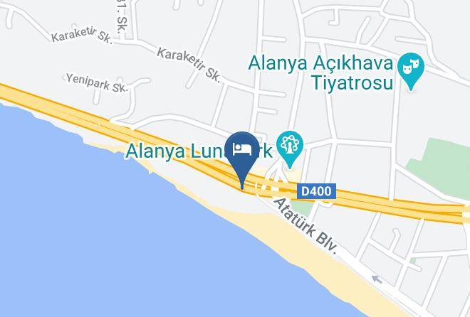 Alanya - Palmera Kleopatra Beach Hotel Maps