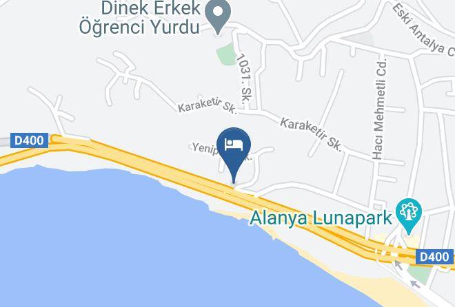 Alanya - Palmera Otel Maps