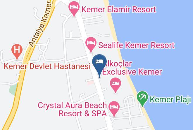 Kemer - Palmet Beach Resort Tc Maps