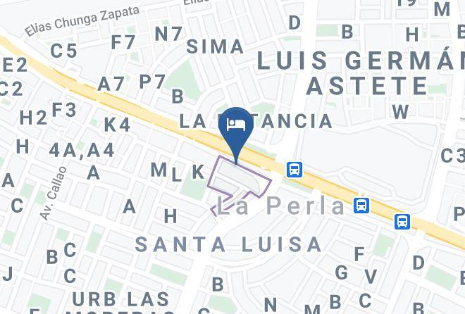 La Perla - Palmetto Hotel Business La Perla Maps