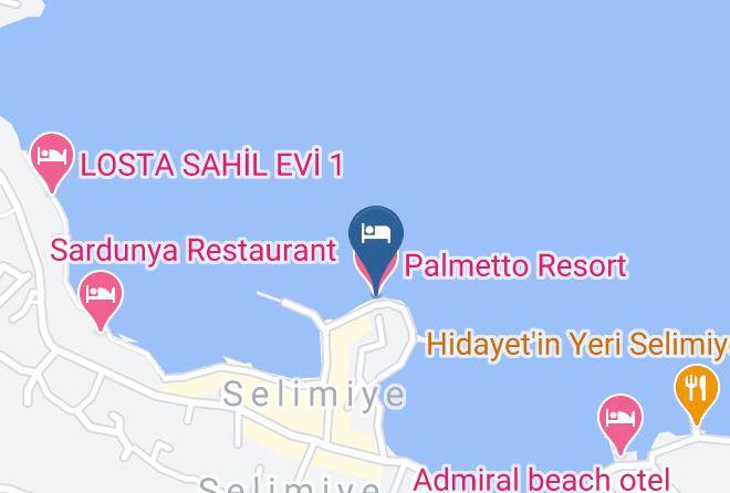 Mugla - Palmetto Resort Hotel Maps