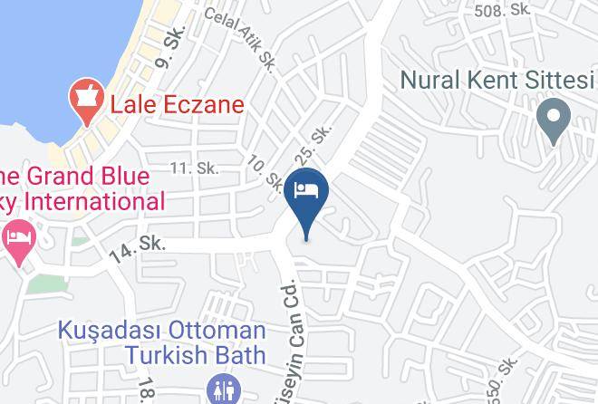 Kusadasi - Palmin Hotel Maps