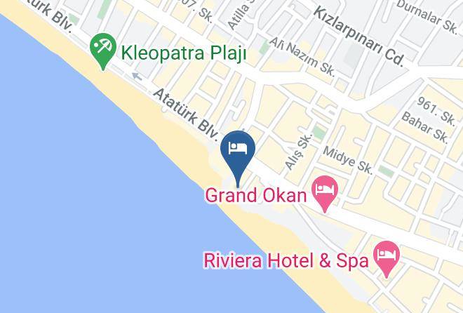 Alanya - Palmiye Beach Hotel Maps