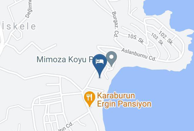 Karaburun - Palmiye Butik Otel Pansiyon Karaburun Maps