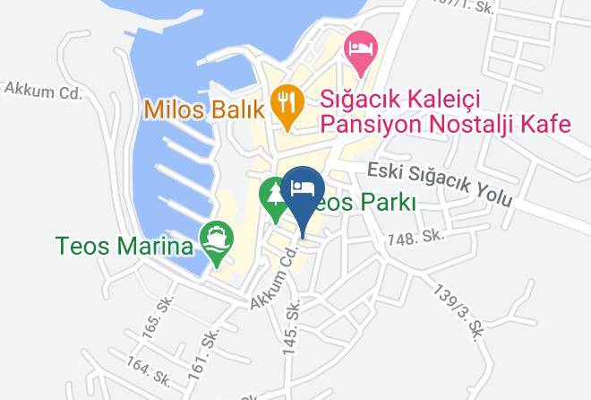 Seferihisar - Keyfi Kahya Lounge Cafe & Butik Otel Maps