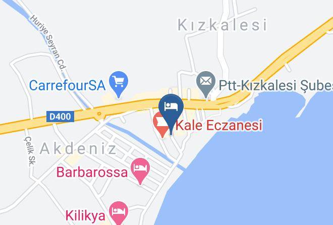 Erdemli - Palmiye Otel 2 Maps