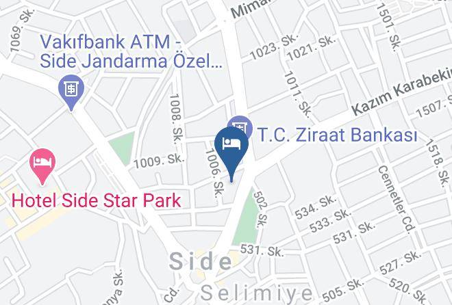 Manavgat - Palmiye Restaurant Maps