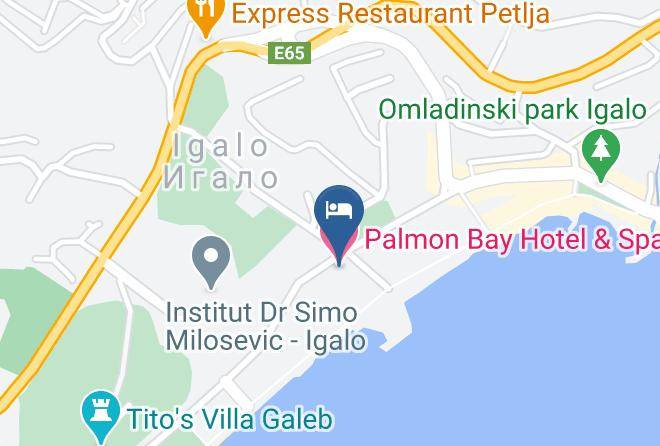 Herceg Novi - Palmon Bay Hotel & Spa Maps