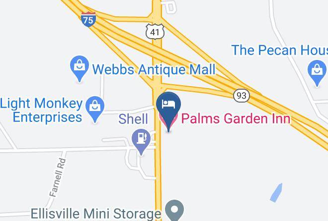 Columbia - Palms Garden Inn Maps