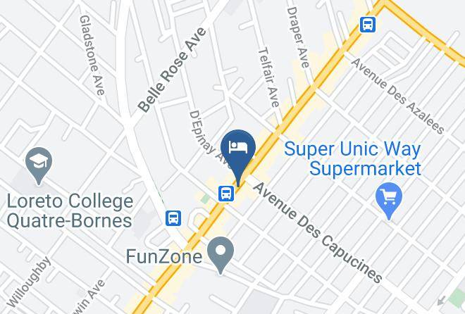 Quatre Bornes - Palms Hotel Maps