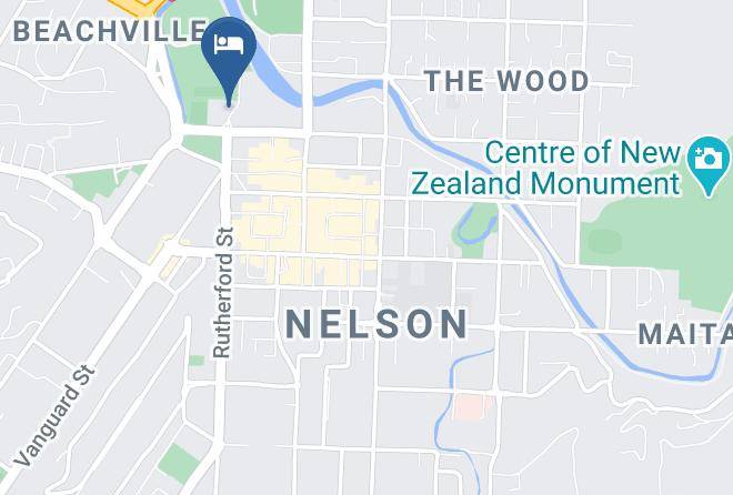 Palms Motel Nelson Map