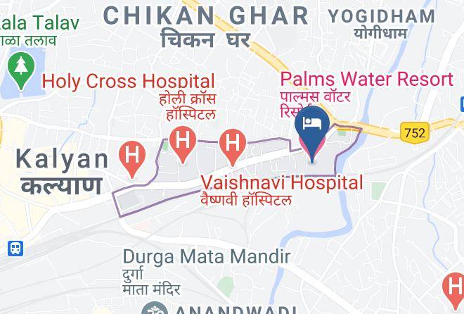 Kalyan - Palms Water Resort Maps