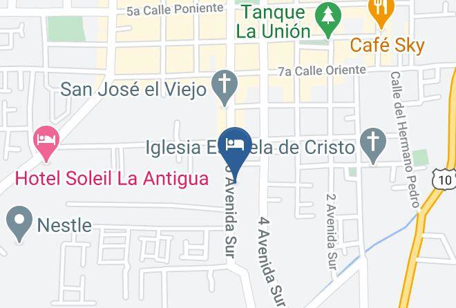 Antigua Guatemala - Palo Santo Hotel Maps