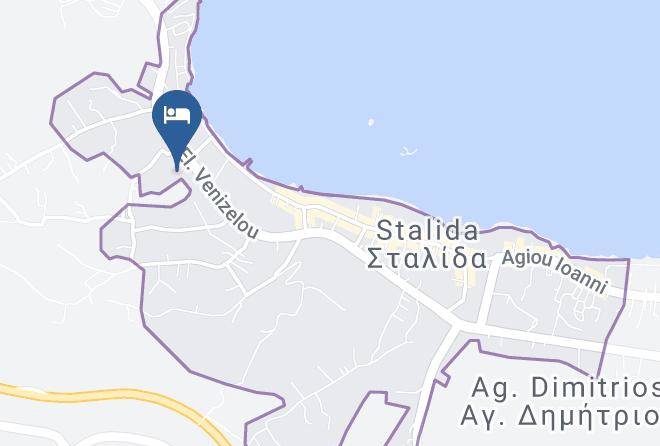 Iraklion - Paloma Garden Hotel Maps