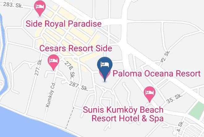 Manavgat - Paloma Oceana Resort Maps