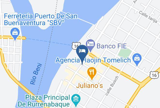 Jose Ballivian - Pampa & Selva Hotel Maps